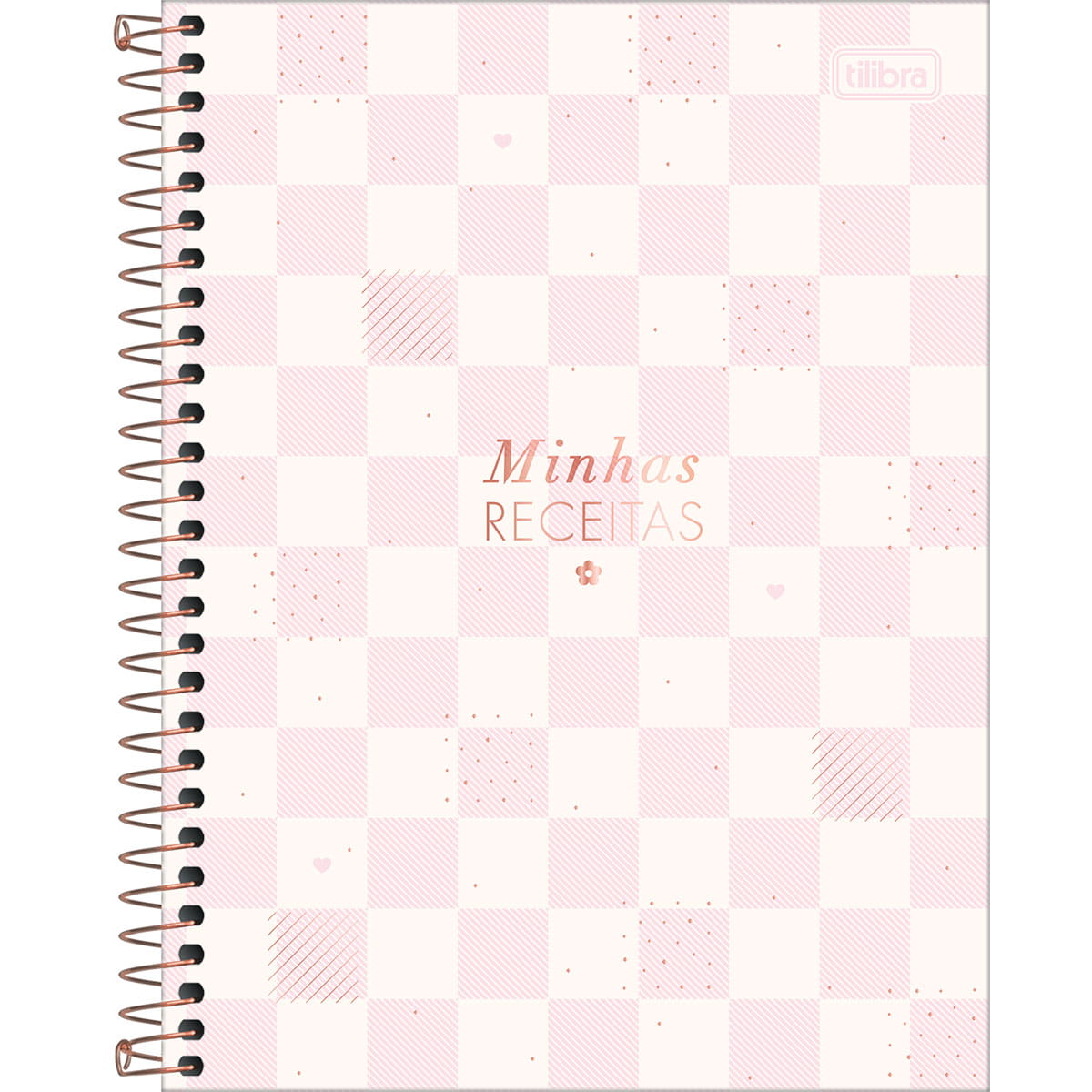 Caderno de Receitas Rosa Tilibra
