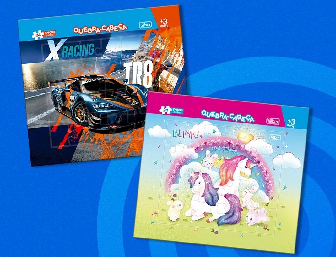 Quebra-cabeças X Racing e Blinki