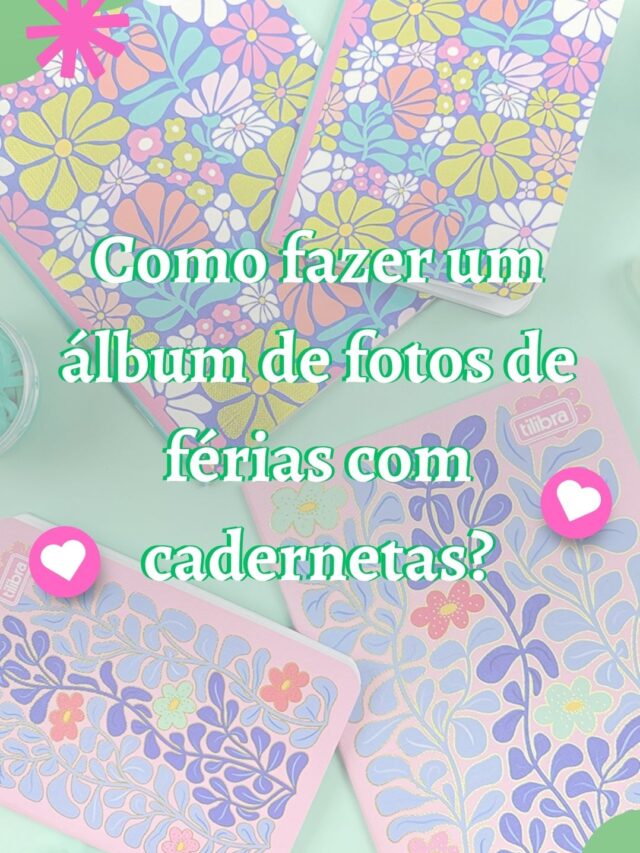 Como criar um álbum de fotos de férias artesanal?